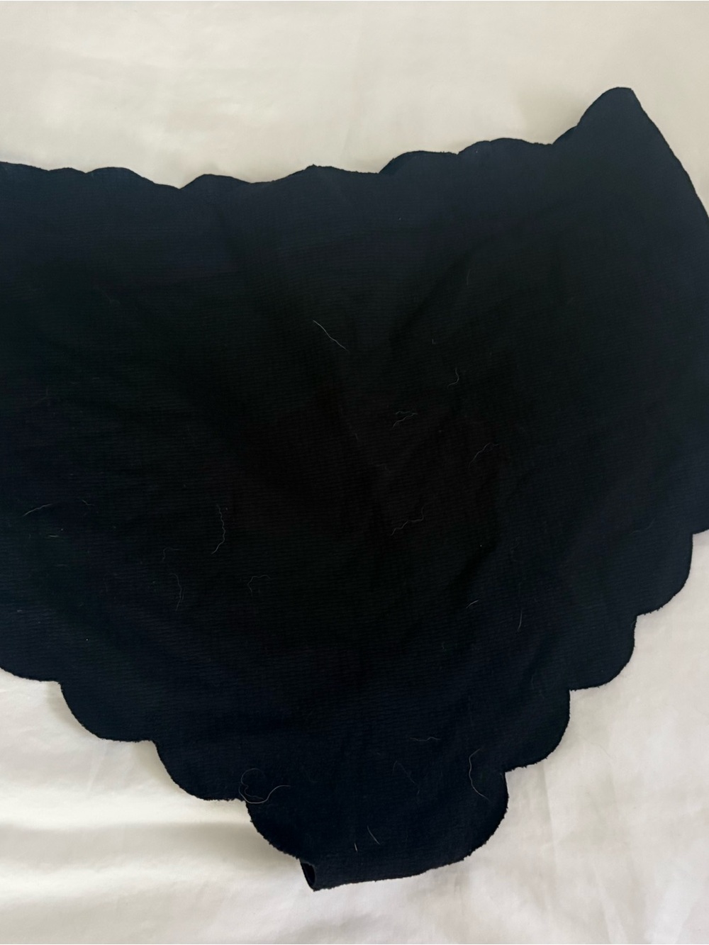 Marysia Swim Black Scalloped Bikini Bottoms